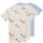 Kleidung Jungen T-Shirts Petit Bateau A071400 X3 Bunt