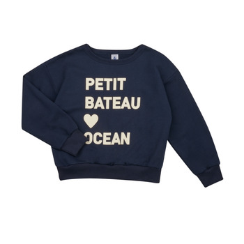 Kleidung Jungen Sweatshirts Petit Bateau FONDANT Marineblau