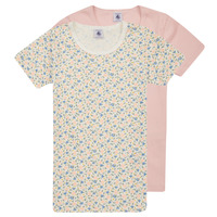 Kleidung Mädchen T-Shirts Petit Bateau A079Q00 X2 Bunt