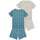 Abbigliamento Unisex bambino Pigiami / camicie da notte Petit Bateau A07HK00 X2 
