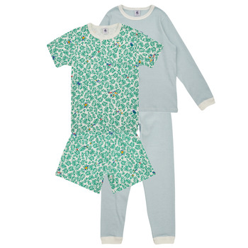 Kleidung Kinder Pyjamas/ Nachthemden Petit Bateau A07HL00 X2 Bunt
