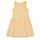 Kleidung Mädchen Kurze Kleider Petit Bateau FLAVY Weiß / Gelb