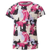 Kleidung Mädchen T-Shirts Puma ESS STREET ART LOGO Bunt