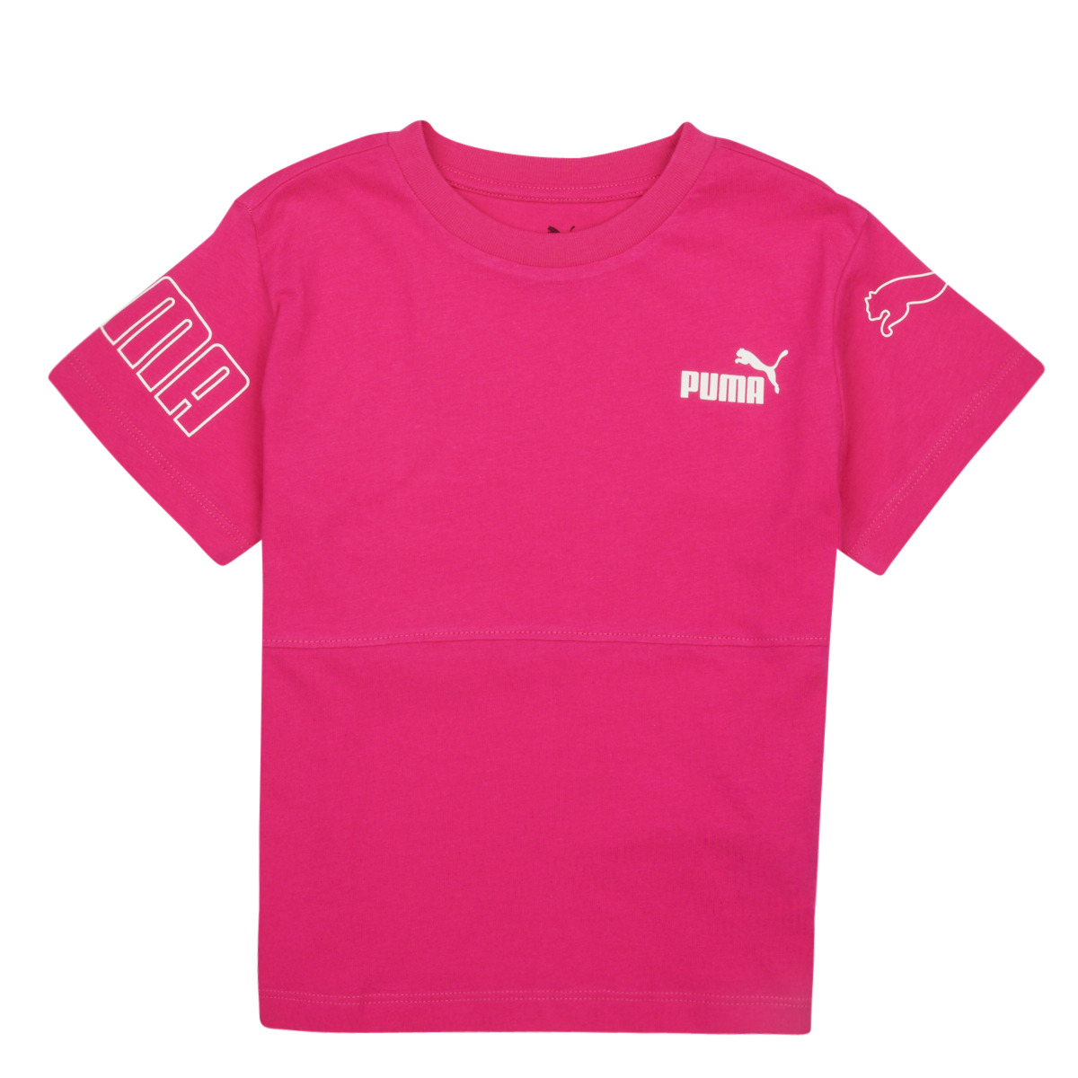 Kleidung Mädchen T-Shirts Puma PUMA POWER COLORBLOCK  