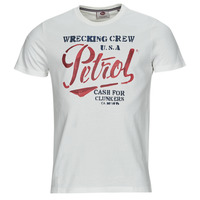 Kleidung Herren T-Shirts Petrol Industries T-Shirt SS Classic Print Weiß