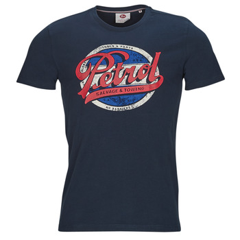 Kleidung Herren T-Shirts Petrol Industries T-Shirt SS Classic Print Marineblau