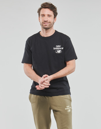New Balance Essentials Logo T-Shirt Schwarz