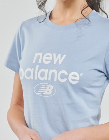 New Balance Essentials Graphic Athletic Fit Short Sleeve Blau