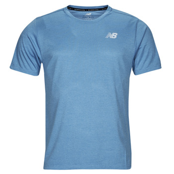 Kleidung Herren T-Shirts New Balance Impact Run Short Sleeve Blau