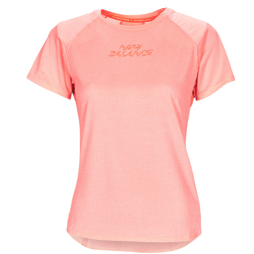 Kleidung Damen T-Shirts New Balance Printed Impact Run Short Sleeve  