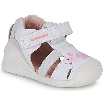 Schuhe Mädchen Sandalen / Sandaletten Biomecanics 222109 Weiß