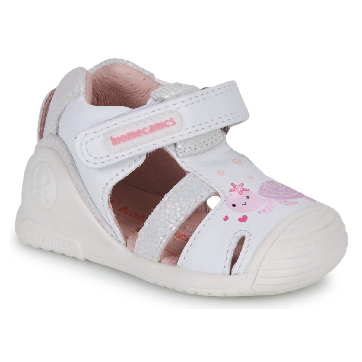 Schuhe Mädchen Sandalen / Sandaletten Biomecanics 222109 Weiß