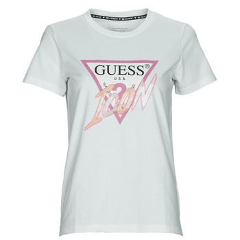 Vêtements Femme T-shirts manches courtes Guess SS CN ICON TEE 