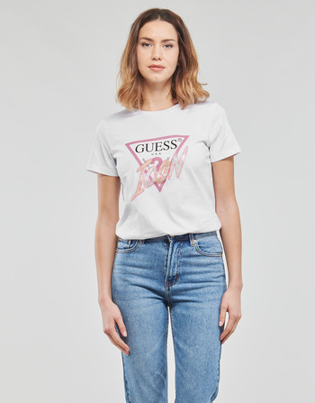 Guess SS CN ICON TEE Weiß