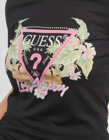 Guess SS CN TRIANGLE FLOWERS TEE 