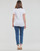 Abbigliamento Donna T-shirt maniche corte Guess SS CN TRIANGLE FLOWERS TEE 