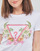 Vêtements Femme T-shirts manches courtes Guess SS CN TRIANGLE FLOWERS TEE 