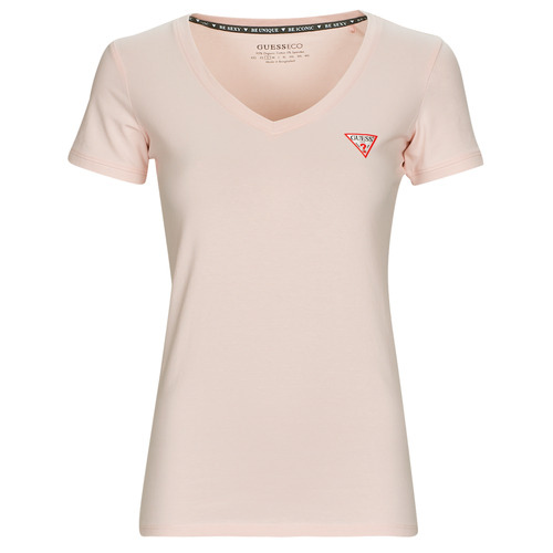 Vêtements Femme T-shirts manches courtes Guess SS VN MINI TRIANGLE TEE 