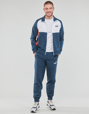 Kleidung Herren Jogginganzüge Puma WOVEN TRACKSUIT Marineblau / Weiß