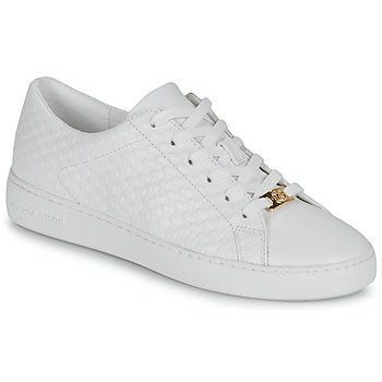 Schuhe Damen Sneaker Low MICHAEL Michael Kors KEATON LACE UP Weiß / Golden