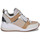 Schuhe Damen Sneaker Low MICHAEL Michael Kors GEORGIE TRAINER Kamel / Beige / Silbrig