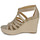 Schuhe Damen Sandalen / Sandaletten MICHAEL Michael Kors BRADLEY WEDGE Golden