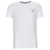 Kleidung Herren T-Shirts Tommy Hilfiger CN SS TEE LOGO Weiß