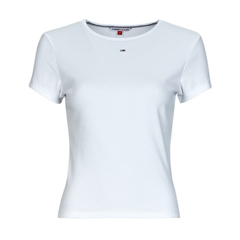 Vêtements Femme T-shirts manches courtes Tommy Jeans TJW BBY ESSENTIAL RIB SS 