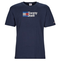 Kleidung Herren T-Shirts Tommy Jeans TJM CLSC RWB CHEST LOGO TEE Marineblau