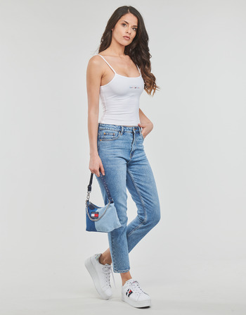Tommy Jeans TJW BBY COLOR LINEAR STRAP TOP Weiß