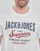 Kleidung Herren T-Shirts Jack & Jones JJELOGO TEE SS O-NECK Weiß