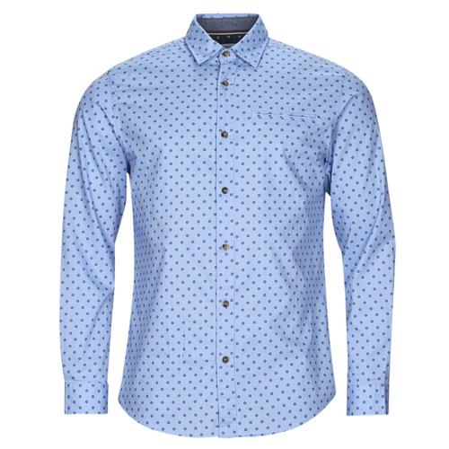Kleidung Herren Langärmelige Hemden Jack & Jones JJETREKOTA DETAIL SHIRT LS Blau