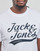 Kleidung Herren T-Shirts Jack & Jones JORTREVOR UPSCALE SS TEE CREW NECK Weiß