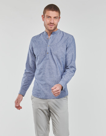 Vêtements Homme Chemises manches longues Jack & Jones JPRBLASUMMER HALF PLACKET SHIRT L/S 