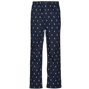 Kleidung Pyjamas/ Nachthemden Polo Ralph Lauren SLEEPWEAR-PJ PANT-SLEEP-BOTTOM Marineblau / Weiß