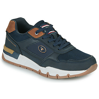Schuhe Herren Sneaker Low Tom Tailor 5383404 Marineblau / Braun,