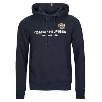 Kleidung Herren Sweatshirts Tommy Hilfiger ICON STACK CREST  HOODY Marineblau