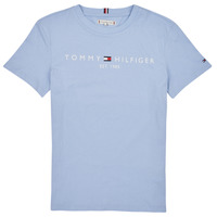 Kleidung Kinder T-Shirts Tommy Hilfiger U ESSENTIAL Blau