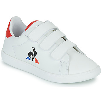 Schuhe Kinder Sneaker Low Le Coq Sportif COURTSET PS Weiß