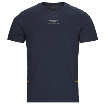 Kleidung Herren T-Shirts Hackett ASTON MARTIN BY HACKETT AMR MOTO TEE Marineblau