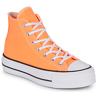 Schuhe Damen Sneaker High Converse CHUCK TAYLOR ALL STAR LIFT PLATFORM SEASONAL COLOR HI Orange / Weiß