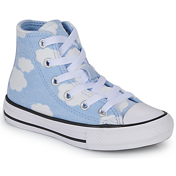 Schuhe Kinder Sneaker High Converse CHUCK TAYLOR ALL STAR CLOUDY HI Blau / Weiß