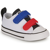 Schuhe Jungen Sneaker Low Converse INFANT CONVERSE CHUCK TAYLOR ALL STAR 2V EASY-ON SUMMER TWILL LO Weiß / Blau / Rot
