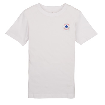 Kleidung Jungen T-Shirts Converse SS PRINTED CTP TEE Weiß