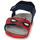 Schuhe Jungen Sandalen / Sandaletten Geox B SANDAL CHALKI BOY Marineblau / Rot