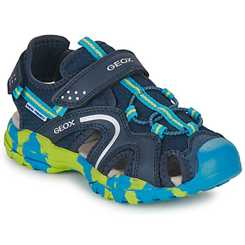 Schuhe Jungen Sportliche Sandalen Geox J BOREALIS BOY Marineblau / Blau