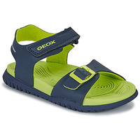 Schuhe Jungen Sportliche Sandalen Geox J SANDAL FOMMIEX BOY Marineblau