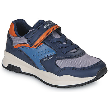 Schuhe Jungen Sneaker Low Geox J PAVEL Marineblau / Orange