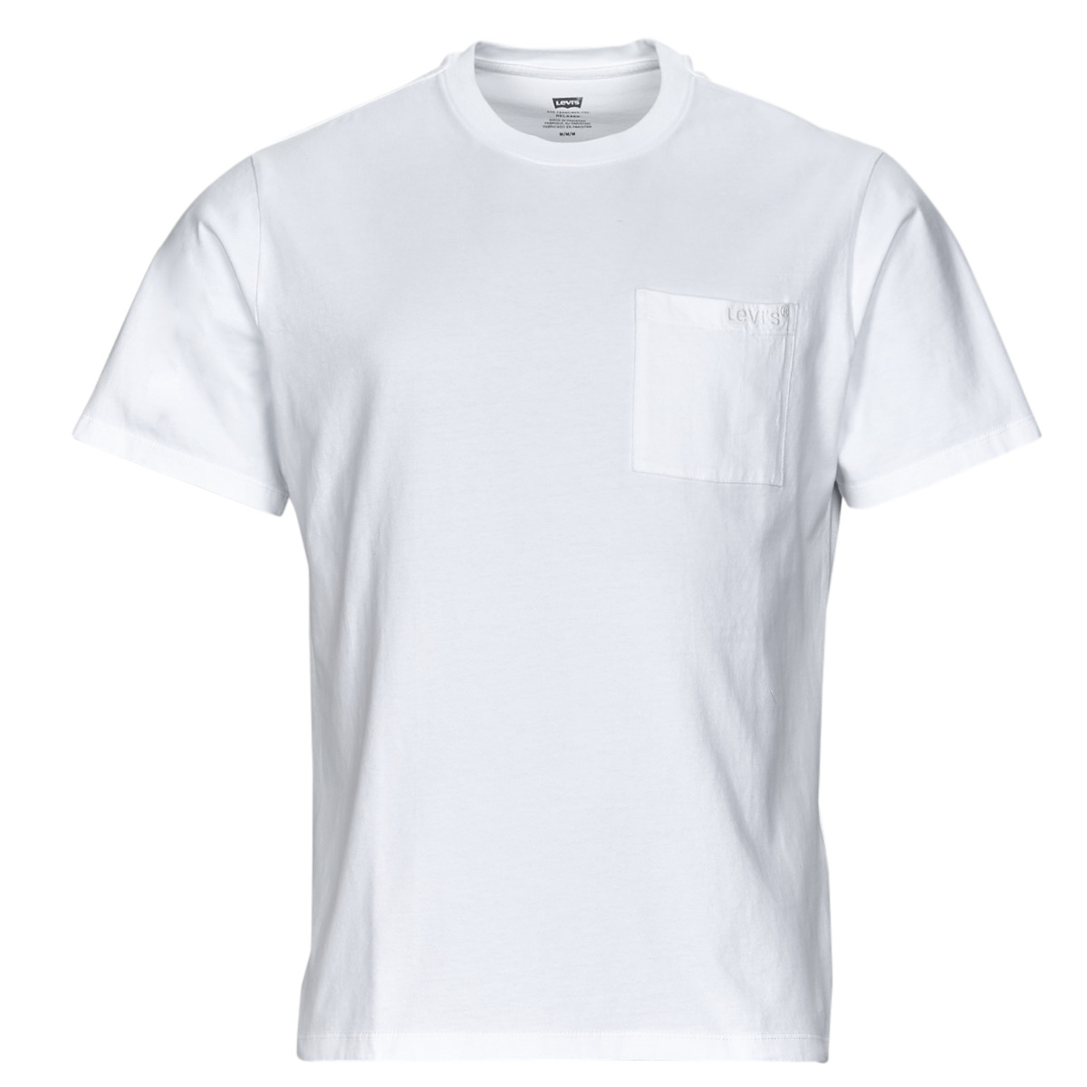 Kleidung Herren T-Shirts Levi's SS POCKET TEE RLX Weiß