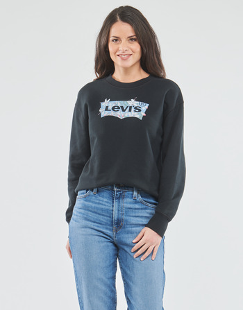 Kleidung Damen Sweatshirts Levi's GRAPHIC STANDARD CREW Dunkel